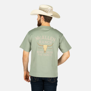 Playera McAllen Longhorn Turquesa Caballero