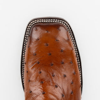 Bota Rio Grande Taos Avestruz Coñac Caballero