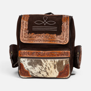Mochila Western Linen Cincealdo Pelo Chocolate Dama