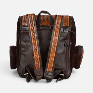 Mochila Western Linen Cincealdo Pelo Chocolate Dama