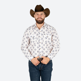 Camisa Rodeo Estampado Aztec Caballero