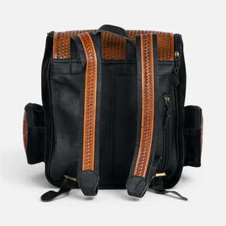 Mochila Western Linen Cincealdo Pelo Negro Dama