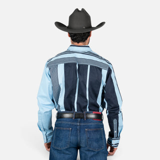 Camisa Kimes Ranch ZT Arm Bandit Lioght Blue Caballero