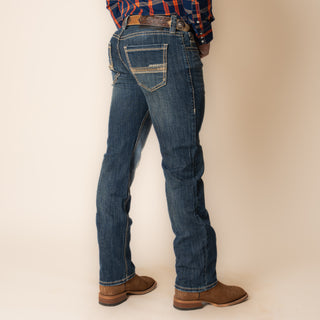 Jeans Rock & Roll Denim Rifle Skinny Staight Dark Caballero