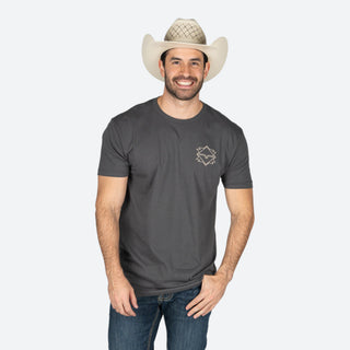 Playera Kimes Ranch Nort Star Charcoal Caballero