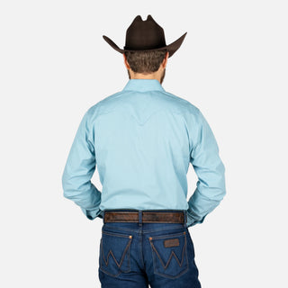 Camisa Rodeo Azul Cielo Caballero
