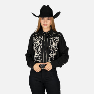 Camisa Kimes Ranch Stevie Black Dama