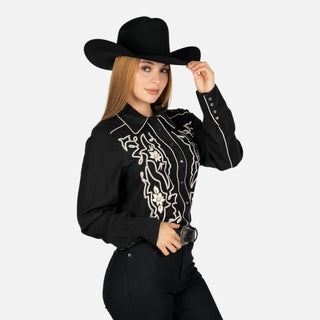 Camisa Kimes Ranch Stevie Black Dama