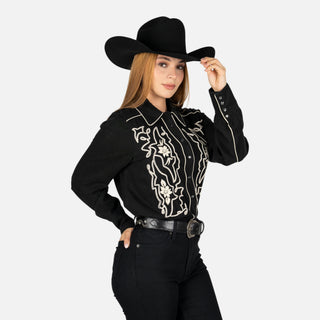 Camisa Kimes Ranch Stevie Black Dama