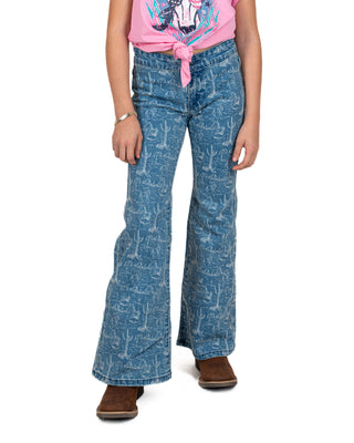 Jeans Rock & Roll Denim Bargain Button Flare Niña