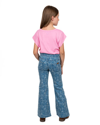 Jeans Rock & Roll Denim Bargain Button Flare Niña