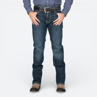 Jeans Rock & Roll Denim Revolver Straigh Boot Dark Vintage Caballero