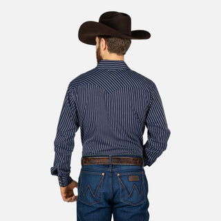 Camisa Rodeo Rayas Marino Caballero