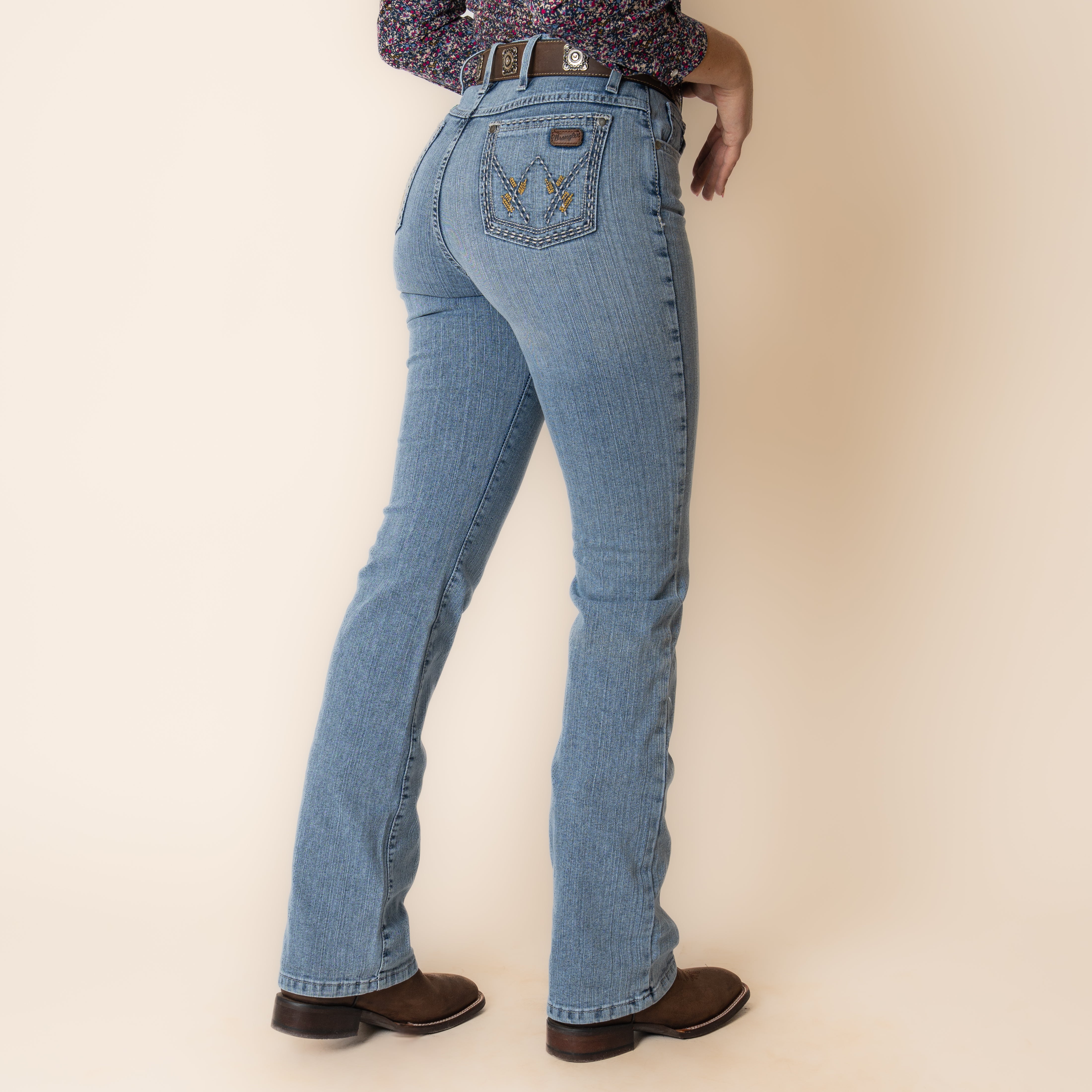 Jeans Wrangler High Rise Cintura Alta Dama