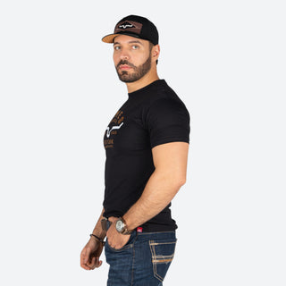Playera Kimes Ranch Easy Does IT Black Caballero
