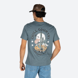 Playera Panhandle Índigo Caballero