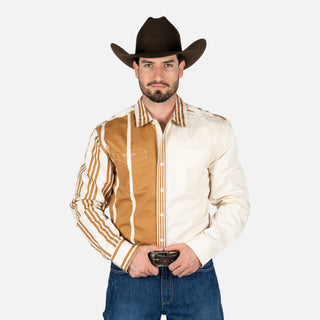 Camisa Kimes Ranch ZT Arm Bandit Natural Caballero