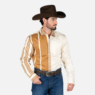 Camisa Kimes Ranch ZT Arm Bandit Natural Caballero