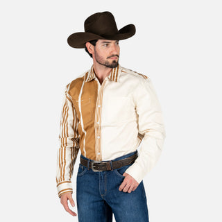 Camisa Kimes Ranch ZT Arm Bandit Natural Caballero