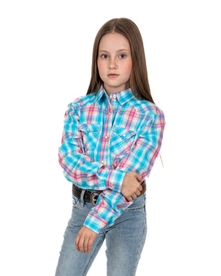Camisa Panhandle Ligth Turquoise Niña