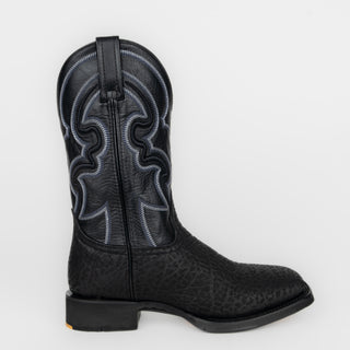 Bota Caborca Daniele Bull Buck Negro Caballero