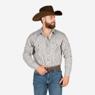 Camisa Rodeo Estampado Caballero