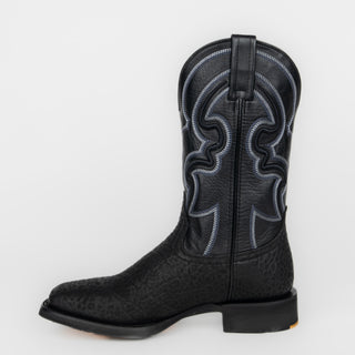 Bota Caborca Daniele Bull Buck Negro Caballero