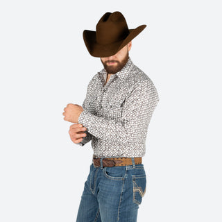 Camisa Rodeo Estampado Caballero