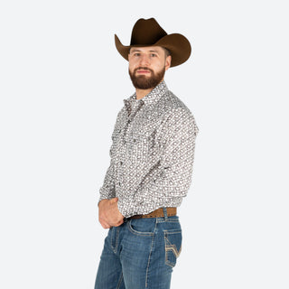 Camisa Rodeo Estampado Caballero