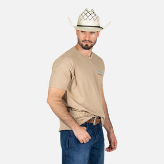 Playera Kimes Ranch Long Live Tan Caballero