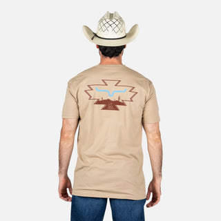 Playera Kimes Ranch Long Live Tan Caballero