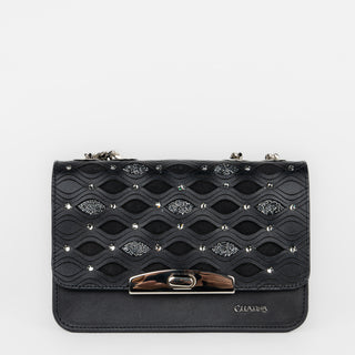 Bolso Cuadra Res Azteca Negro Dama