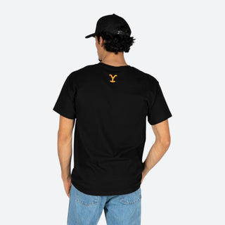 Playera Yellowstone Black Caballero