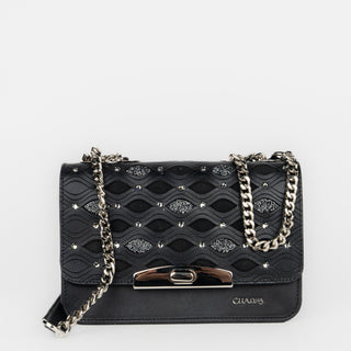 Bolso Cuadra Res Azteca Negro Dama