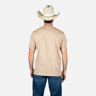 Playera Wrangler Jinete Kaki Caballero