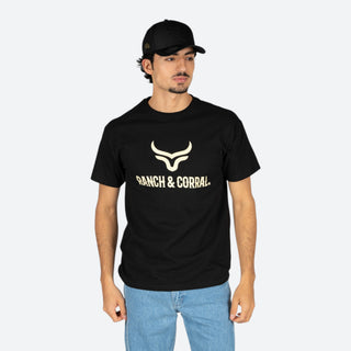 Playera Ranch & Corral Black Caballero