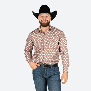 Camisa Rodeo Aztec Cafe Caballero
