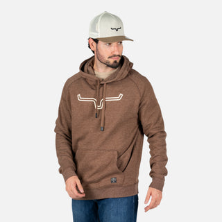 Sudadera Kimes Ranch Outlier Dark Brown Heather Caballero