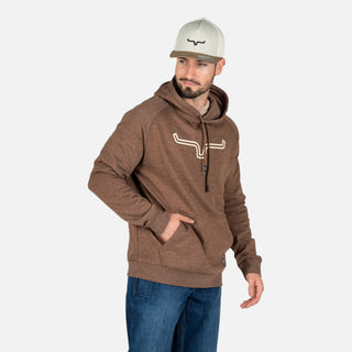 Sudadera Kimes Ranch Outlier Dark Brown Heather Caballero