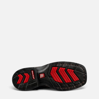 Bota Nokota Lucas 18 Grabado Pescado Café Niño