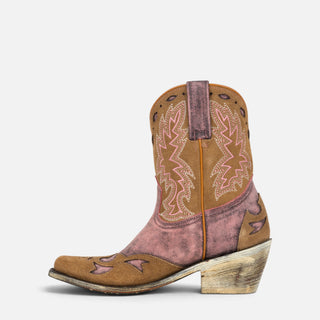 Bota Caborca Ingrid Vintage Rosa Dama
