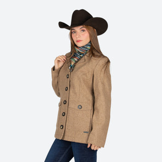 Abrigo Panhandle Camel Dama