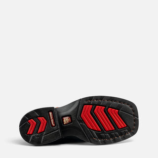 Bota Nokota Lucas 18 Grabado Coco Negro Niño