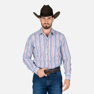 Camisa Golden Rooster Rayas Caballero