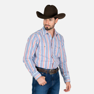 Camisa Golden Rooster Rayas Caballero