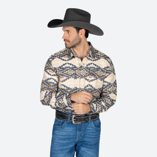 Camisa Panhandle Aztec Kaki Caballero