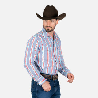 Camisa Golden Rooster Rayas Caballero