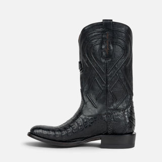 Bota Rio Grande Legado Ontario Caimán Belly Negro Caballero