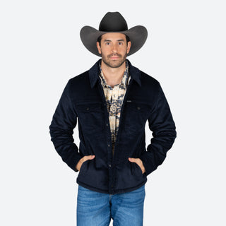 Chamarra Rock & Roll Denim Pana Navy Caballero