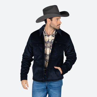 Chamarra Rock & Roll Denim Pana Navy Caballero